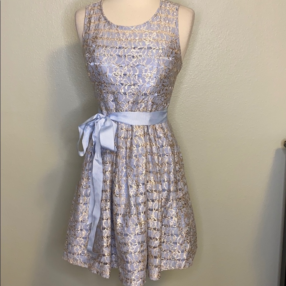 La Scala FloralLace Mini Dress Sz M